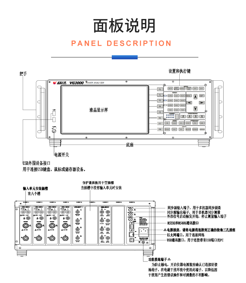 威格新品-多通道，多功能、高精度功率分析儀VG3000系列 廠家直銷 質(zhì)量保障插圖29